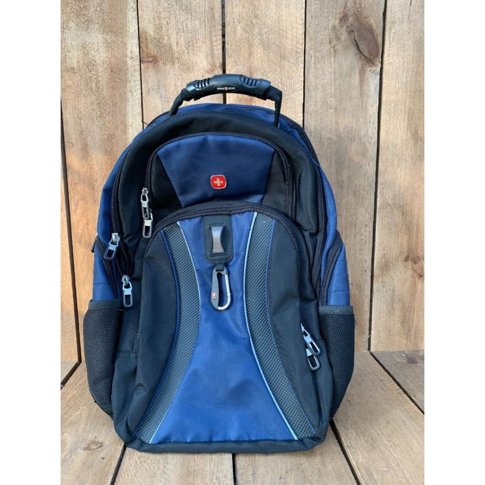 SWISS GEAR Swiss Army Scan Smart TSA Laptop AIR FLOW TRAVEL Backpack Blue